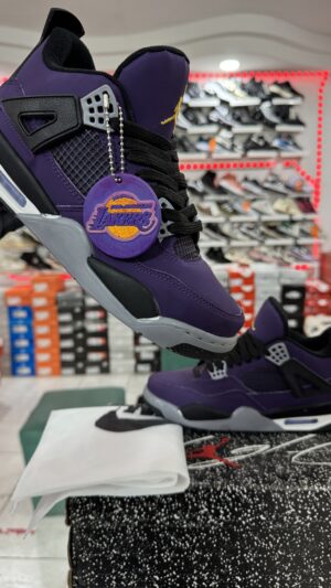 NIKE AIR JORDAN RETRO 4 X LAKERS