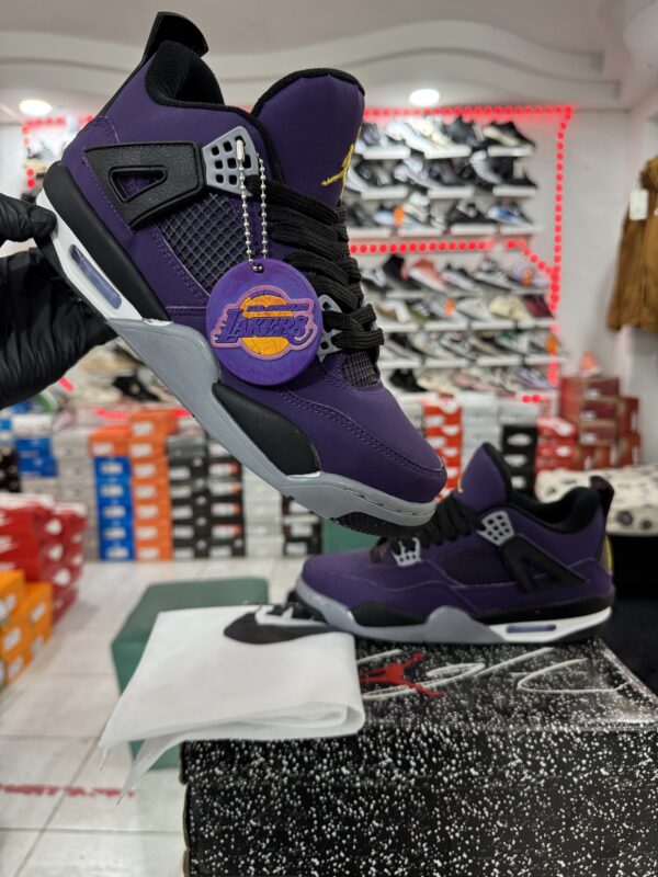 NIKE AIR JORDAN RETRO 4 X LAKERS